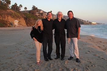 The Surfaris posing at Laguna Beach, CA 2016

