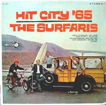 Hit City 65 - Decca Records - photo shot on Mulholland Dr., Beverly Hills
