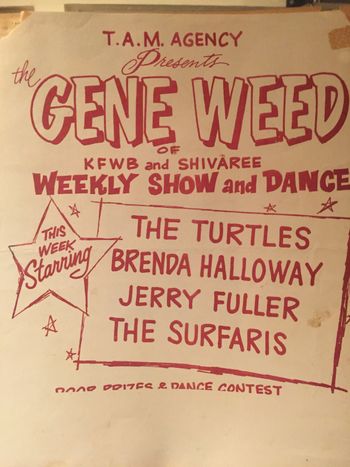Gene Weed also booked the band for his TV show Shivaree!
