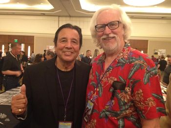 Bob with Chris Montez of "Let's Dance" fame
