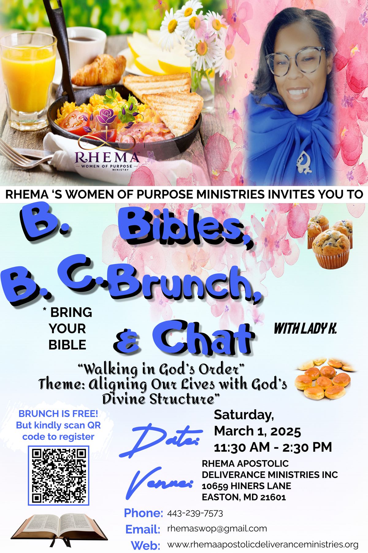 Women of Purpose Ministry Bibles & Breakfast