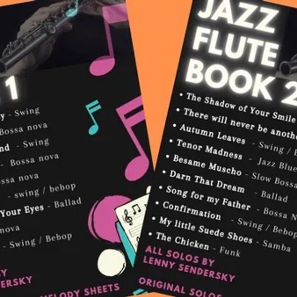 ‼️ SAVE 25%‼️ FLUTE BOOKS 1 & 2 
