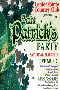 Acoustic Brew @ Centerpointe Golf Club St. Patricks Day Bash