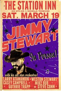 Jimmy Stewart with Steve Conn, Larry Atamanuik, Casey Campbell, Guthrie Trapp and Michael Bub