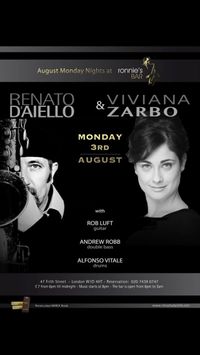 Viviana Zarbo guest singer at Ronnie Scott's Upstairs