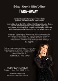 VIVIANA ZARBO'S DEBUT ALBUM 'TAKE-AWAY'