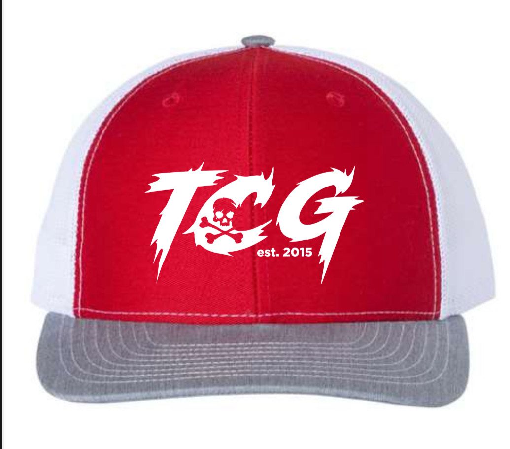 TCG Hat /// Red and White