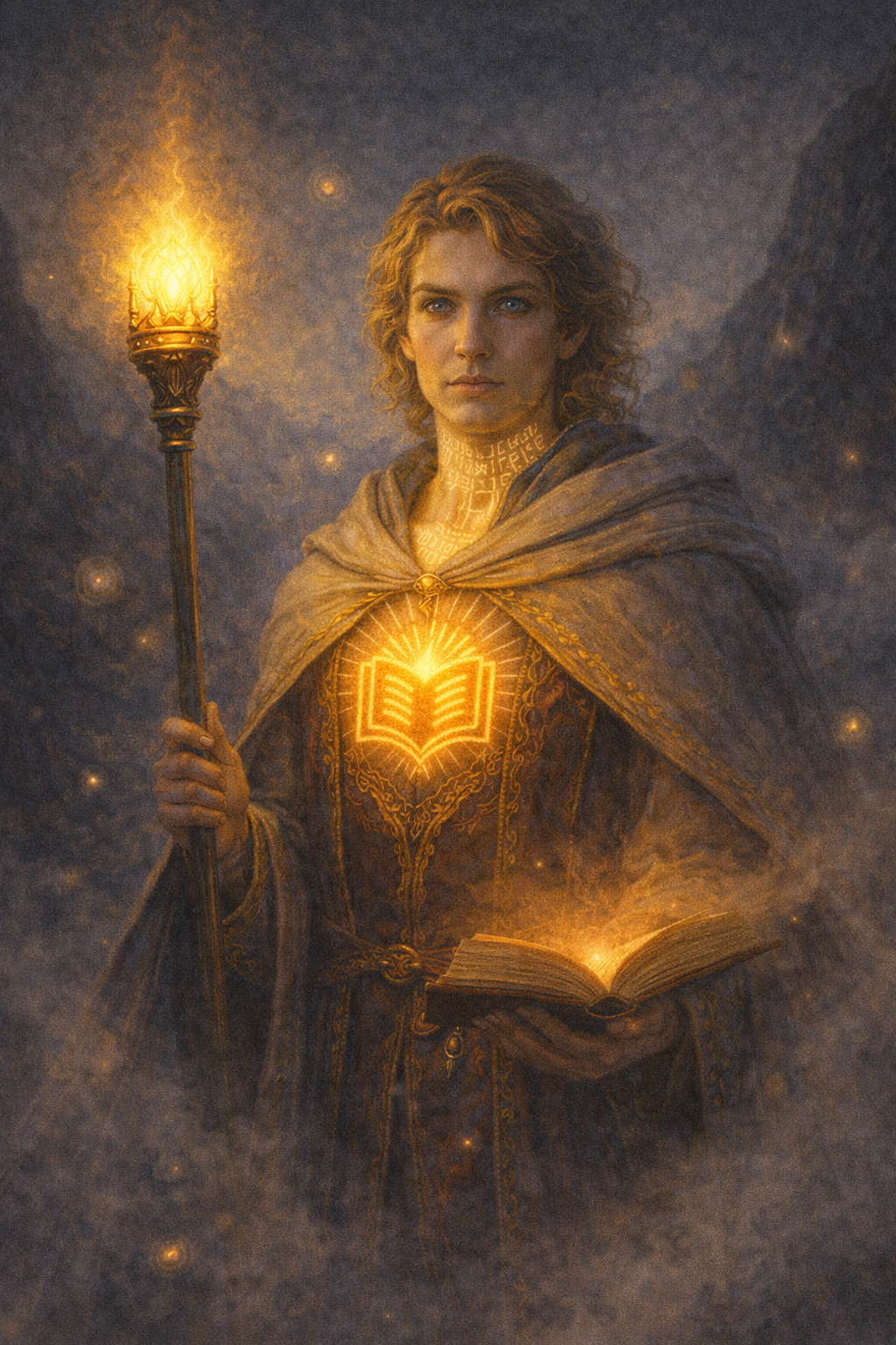 A person holding a light wand and a book

AI-generated content may be incorrect.