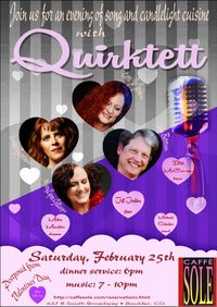 Janine sings with QUIRKTETT!