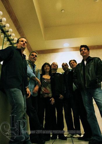 Songs In The Attic (L to R) Dave Clark, Marty Kersich, me, Mike Leslie, Gary Gonzalez, Steve Belfer, John Mistretta
