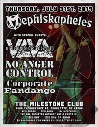 Mephiskapheles / VLVD / No Anger Control / Corporate Fandango