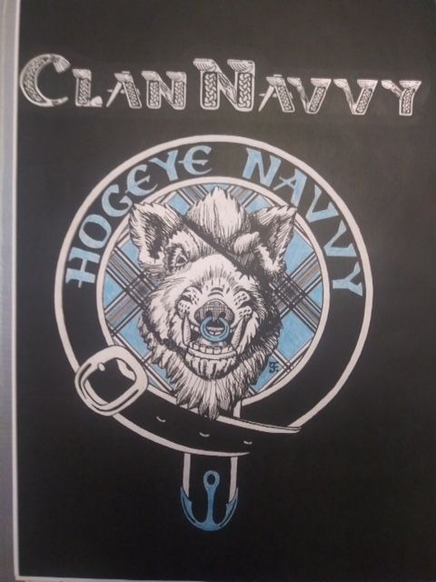 Clan Navvy Hooded Sweatshirt (limited sizes)