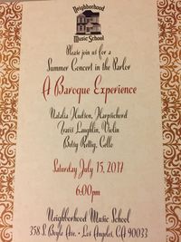 A Baroque Experience