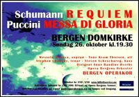 "Requiem" von Robert Schumann / "Messe Gloria" von Giacomo Puccini