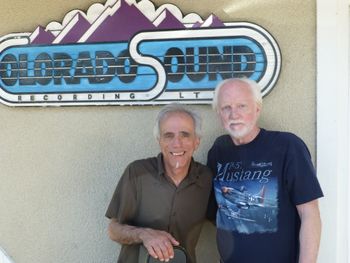 1st day at the  Recording studio best in Colorado
