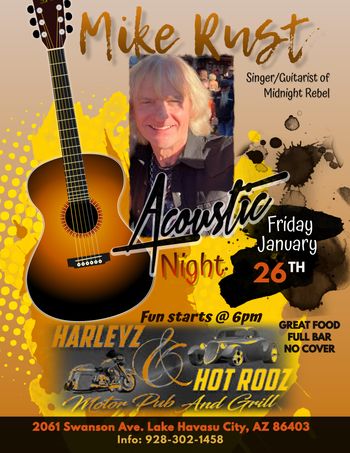 Mike Rust-Acoustic in Lake Havasu City, AZ
