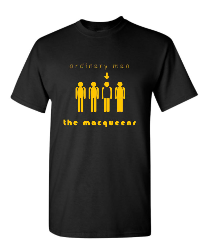 Ordinary Man T-Shirt (Gold on Black)