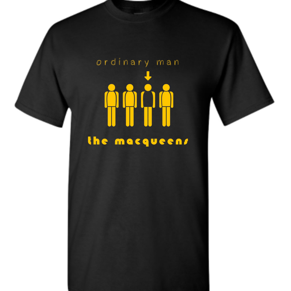 Ordinary Man T-Shirt (Gold on Black)