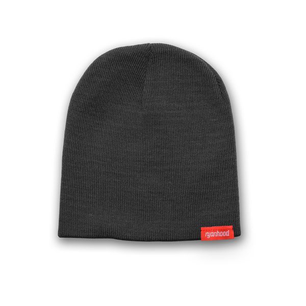 Beanie w/ Logo Tag (Dark Grey)
