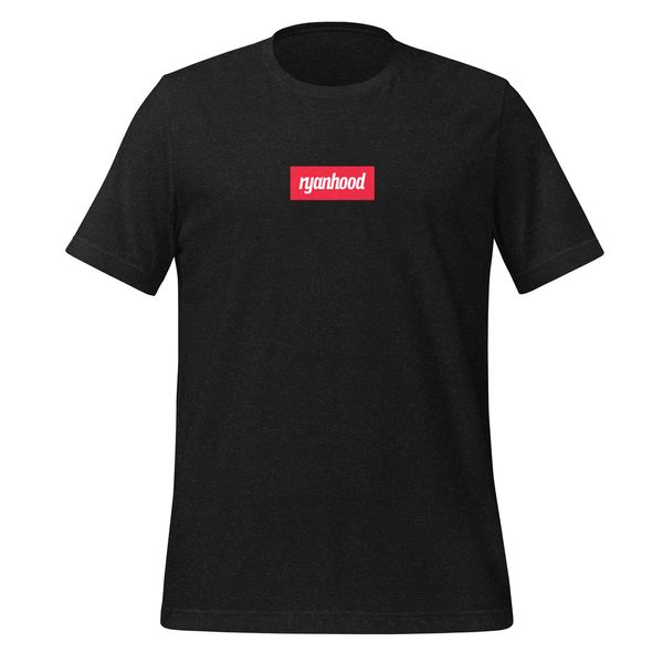 T-Shirt - Red Box (Black Heather)