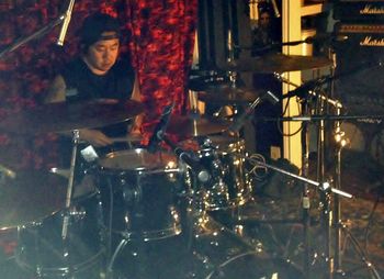 Tracking drums for "Glow"
