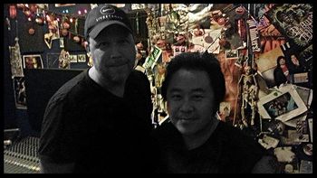 Greg and Won at Monster Music Studio 2015
