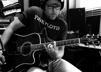 Recording acoustic guitar for "Glow"
