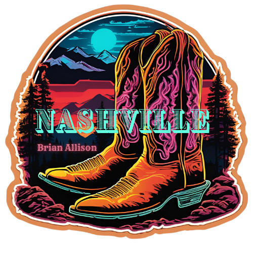 Nashville Boots Sticker