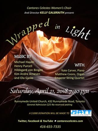 Cantores Celestes:  Wrapped in Light