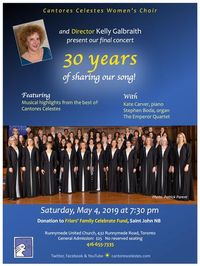 Cantores Celestes:  Celebrating 30 years!