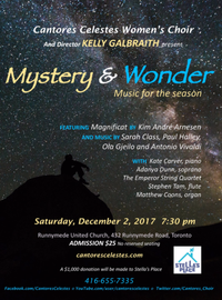 Cantores Celestes:  Mystery & Wonder - Music for the Season