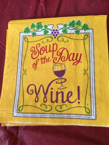 Soup's on!
