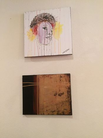 They don't call it an Art Lounge for nothing. The visual art at Imagine Affairs was lovely.
