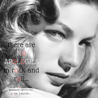 No Apologies