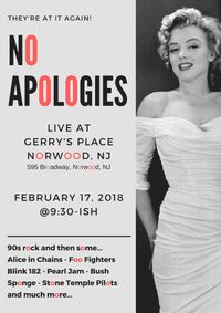 NO APOLOGIES