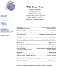 Songs by WB + Graceful Ghost Rag