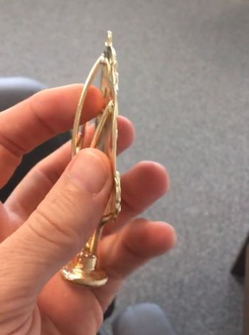 The final thickness, which as I recall hovered around 1.5 millimeters.
