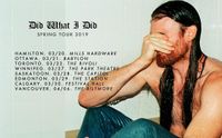 Jon Bryant: Did What I Did Tour