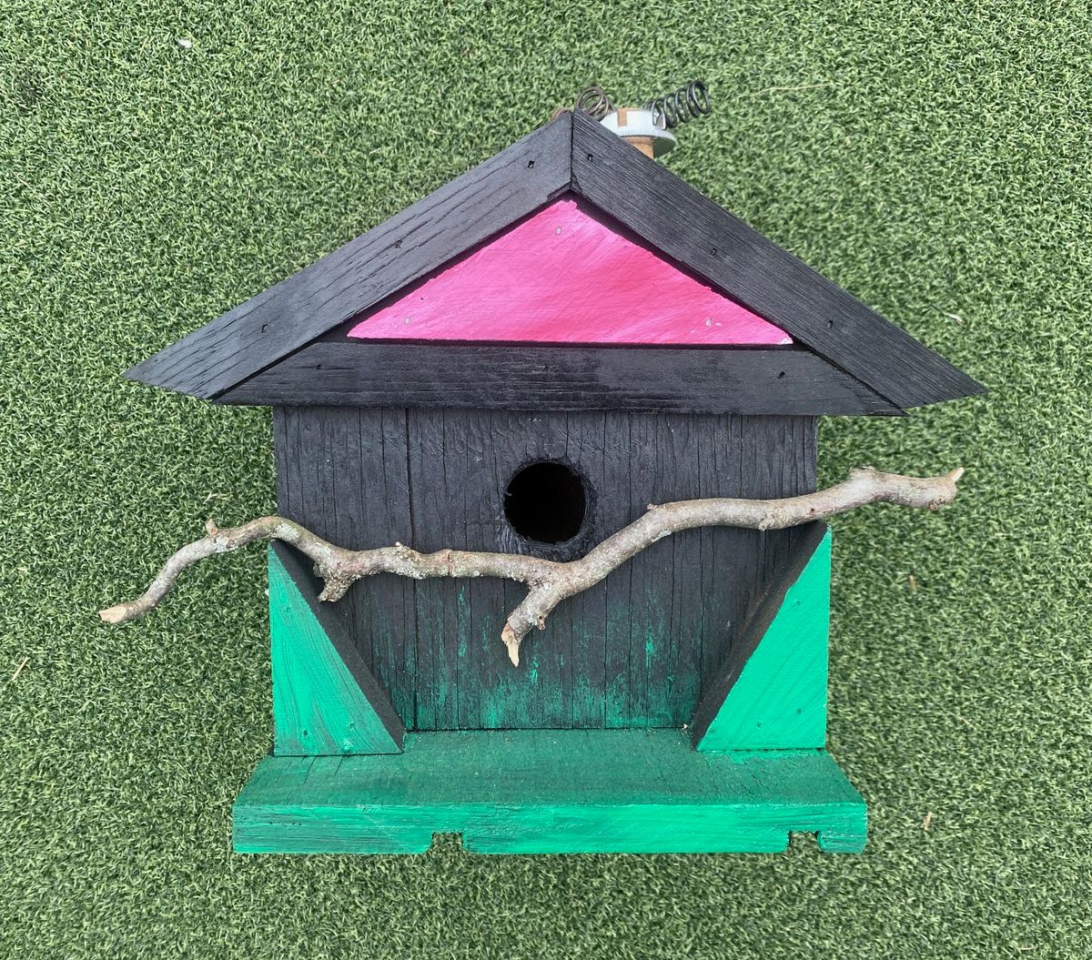 Birdhouse Pink Flamingo