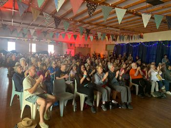 Crowd for a top gig at Cygnet Folk Festival

