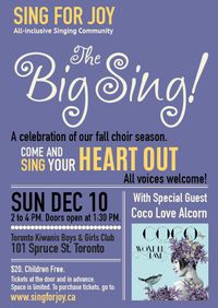 The Big Sing - Sing For Joy