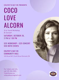 Colpoy's Bay WI Presents: Coco Love Alcorn