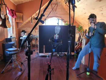 filming a session
