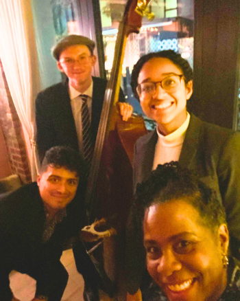 With Quintin Harris Trio at Sweet Briar
