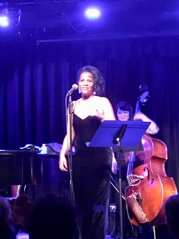 With Noriko Ueda, on Bass in Tribute to Alberta Hunter at Triad NYC November 14th 2018
