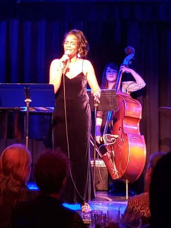 with Bassist, Noriko Ueda in "Come on up... My Castle's Rockin..." A Tribute to Alberta Hunter
