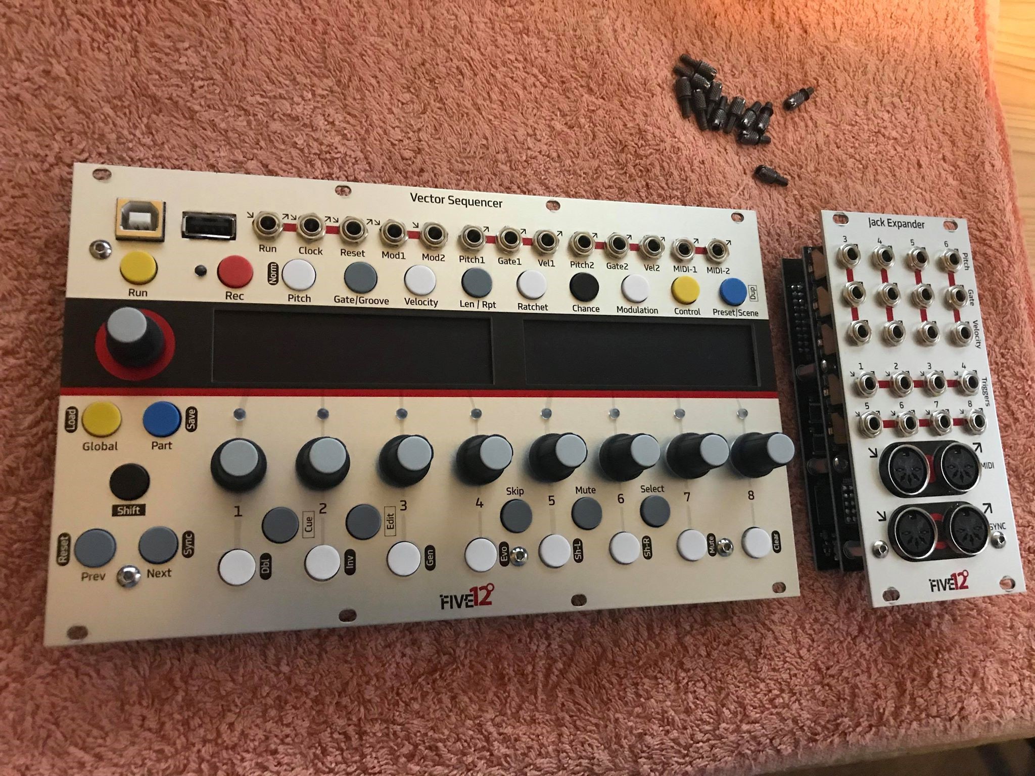 鍵盤楽器 Five12 /Vector Sequencer+Expander+Case Five12 Vector Sequencer