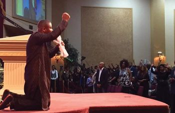 Pouring my heart out to God.
