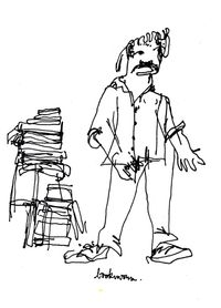Corin Raymond performs BOOKWORM