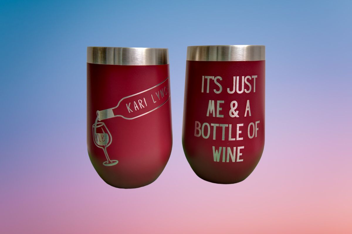 Official Me and a Bottle of Wine Tumbler